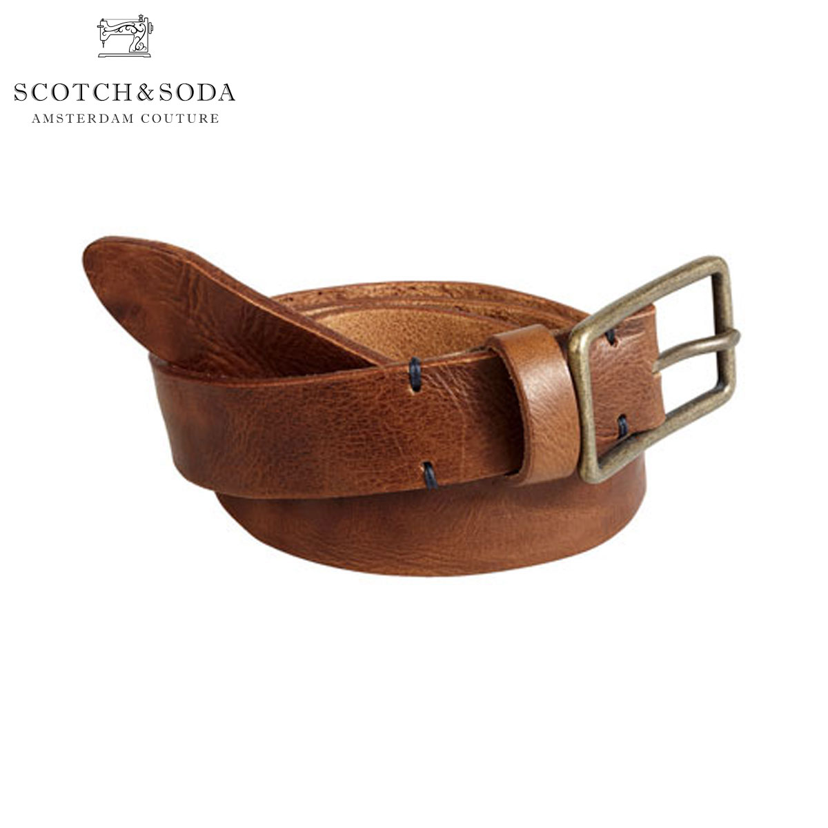 XRb`Ah\[_ SCOTCHSODA K̔X Y xg Premium Italian leather belt 76305 B D15S25 ̓ v[g bsO