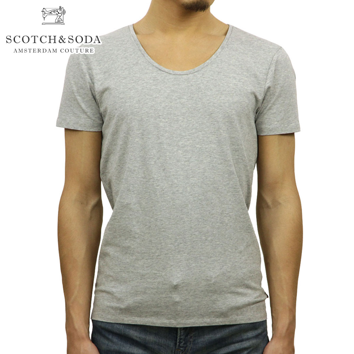 20%OFFクーポンセール  スコッチアンドソーダ Tシャツ 正規販売店 SCOTCH＆SODA 半袖Tシャツ CLASSIC CREWNECK TEE IN COTTON/LYCRA QUALITY 51139 970 D15S25