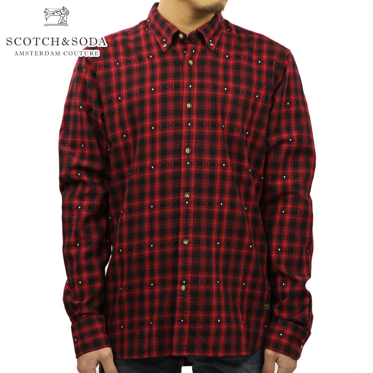åɥ   Ź SCOTCHSODA Ĺµ LONGSLEEVE FLANNEL CHECK SH...