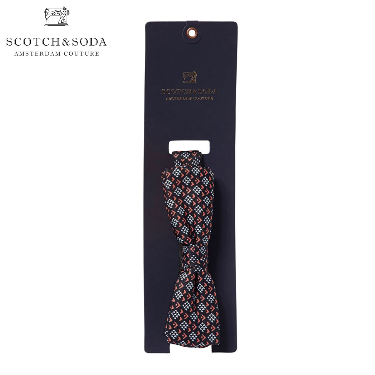 スコッチアンドソーダ SCOTCH＆SODA 正規販売店 メンズ ネクタイ ALL-OVER PRINTED BOW-TIE 77142 F D15S25