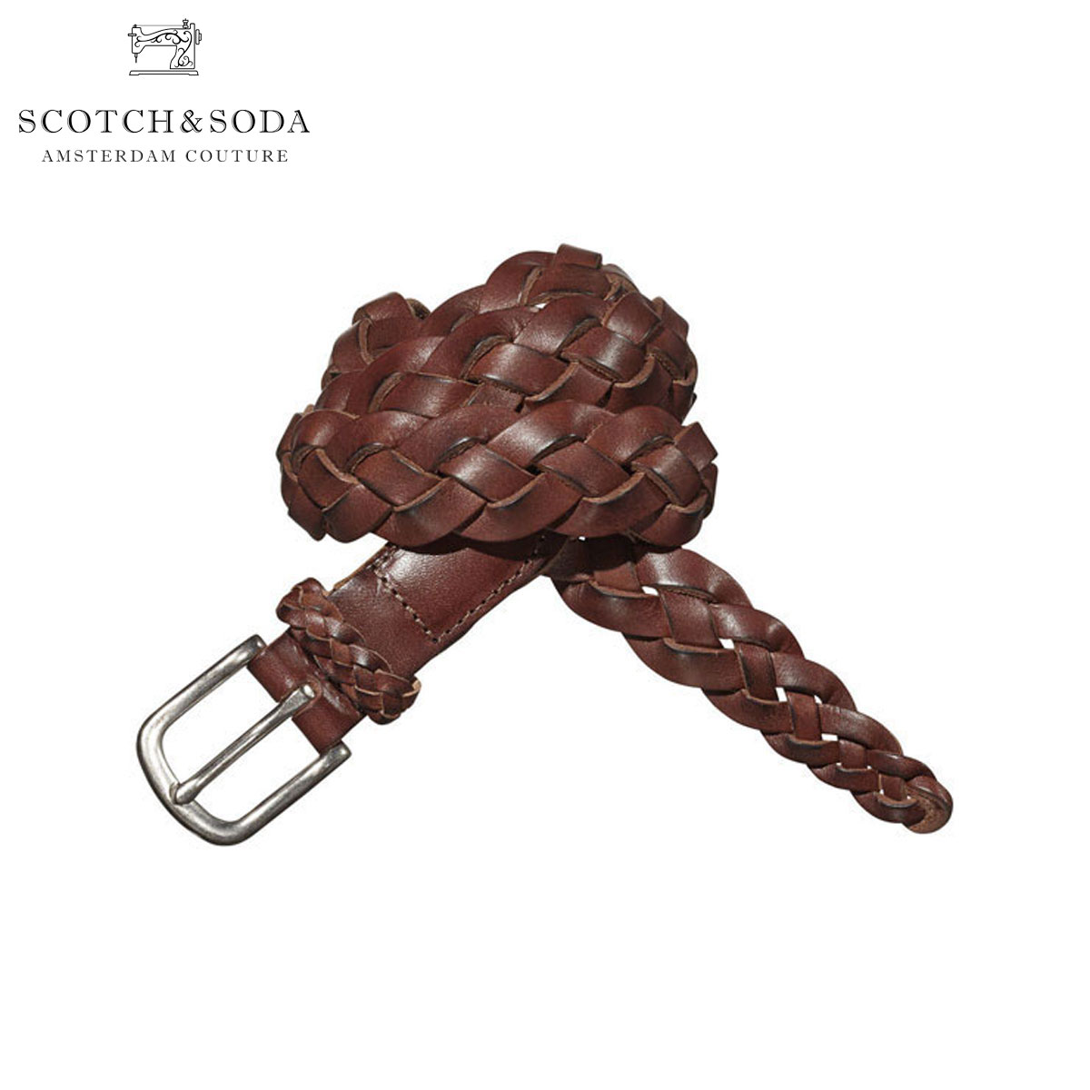 スコッチアンドソーダ SCOTCH＆SODA 正規販売店 メンズ ベルト Summer woven belt. Sold in a box 1 父の日 プレゼント ラッピング
