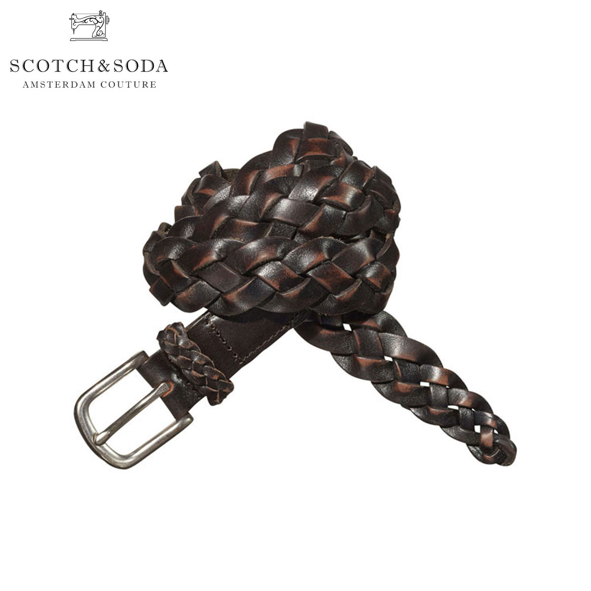 XRb`Ah\[_ SCOTCHSODA K̔X Y xg Summer woven belt. Sold in a box 130970 70 D15S25 ̓ v[g bsO