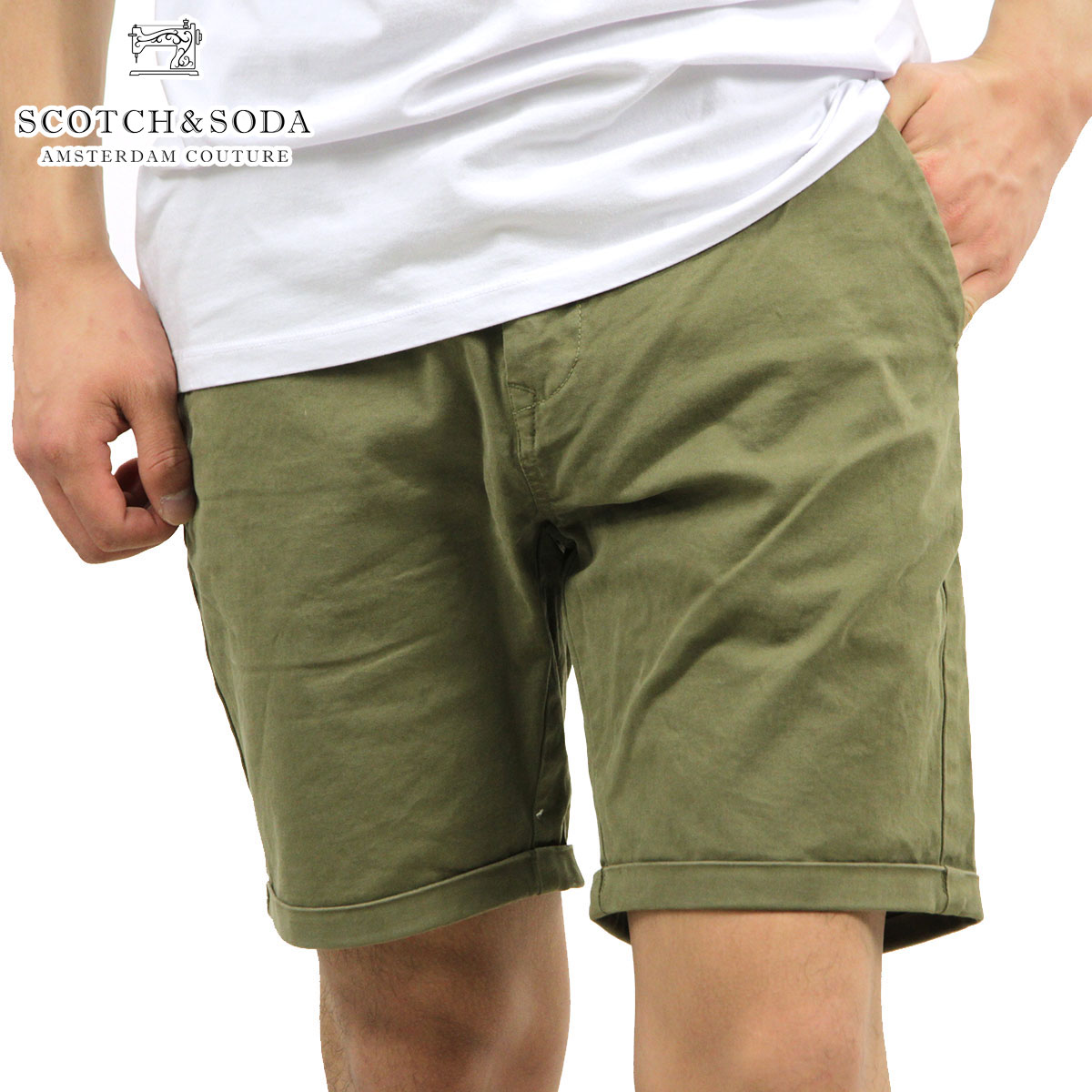 スコッチアンドソーダ ショートパンツ メンズ 正規販売店 SCOTCH＆SODA ボトムス Basi