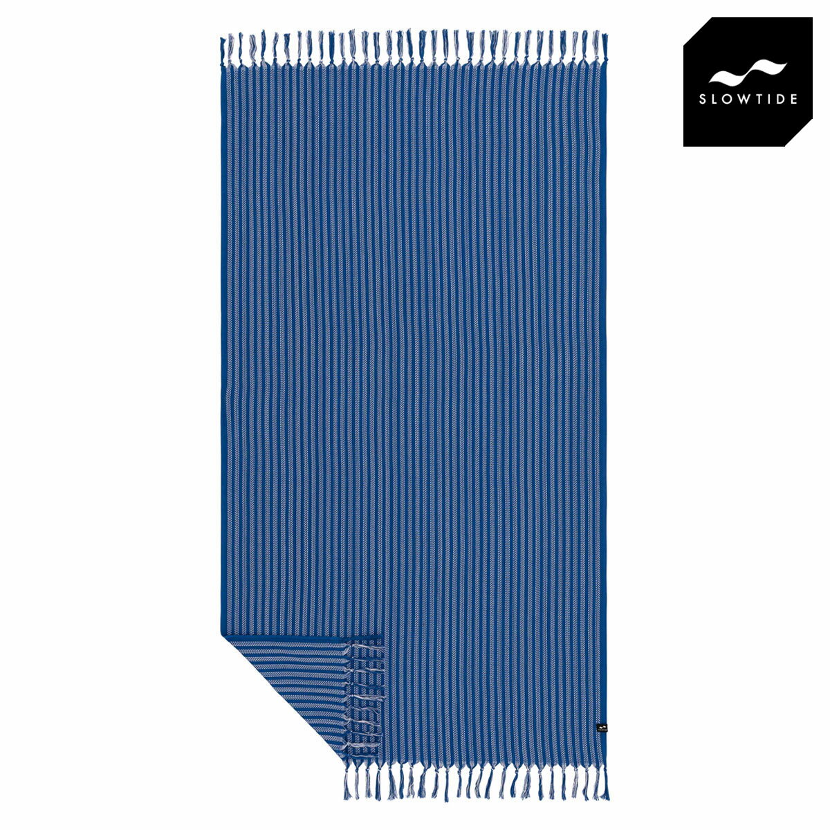 乐天商城 - スロウタイド タオル 正規販売店 SLOWTIDE ビーチタオル バスタオル フリンジ付き KOKO FRINGE BEACH BATH TURKISH TOWEL ST589 NAVY