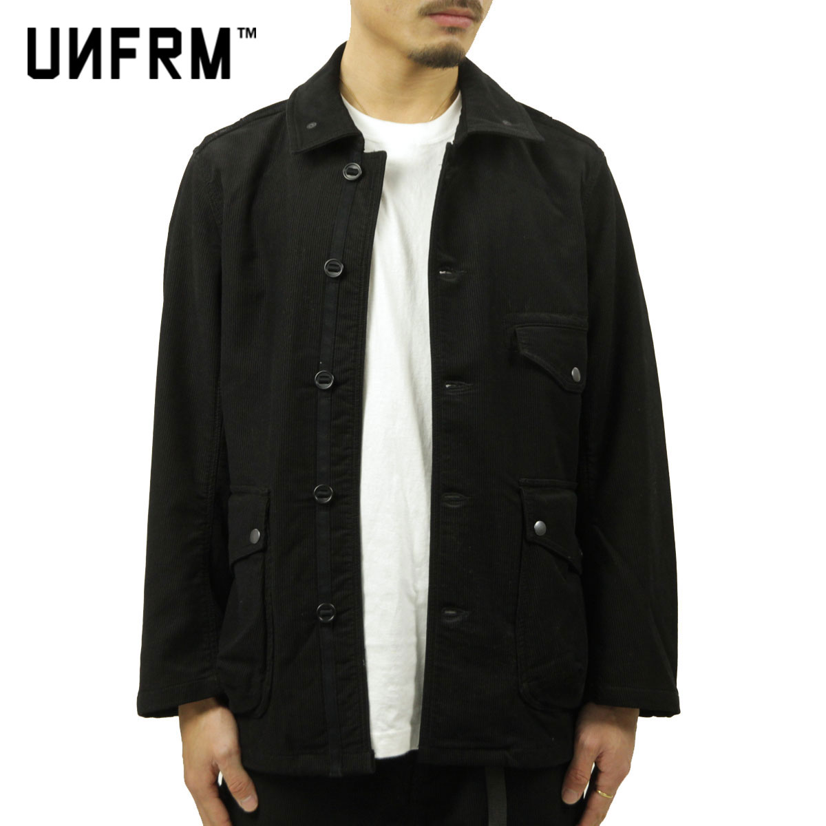 ˥ե ȥɥ    Ź UNFRM OUTDOOR STANDARD С STRETCH PICKET SOLAR SENSOR COVERALL JACKET 1A-7136-BK1 BLACK