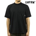 ユニフォーム アウトドア スタンダード メンズ 半袖Tシャツ 正規販売店 UNFRM OUTDOOR STANDARD ポケット付き ポケT HEAVY WEIGHT TRY COOL POCKET BIG T-SHIRT 8431 BLACK