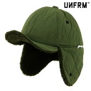 ユニフォーム アウトドア スタンダード メンズ レディース イヤーフラップキャップ 正規販売店 UNFRM OUTDOOR STANDARD 帽子 6PANEL...