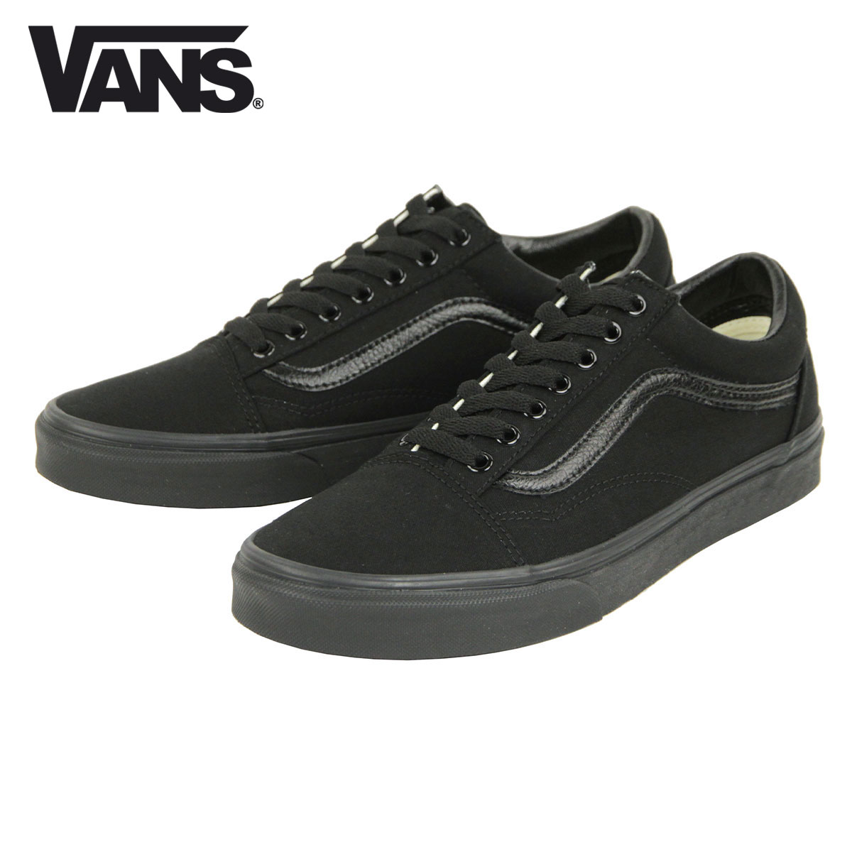 バンズ スニーカー メンズ レディース 正規販売店 VANS オールドスクール VANS OLD SKOOL BLACK/BLACK VN000D3HBKA