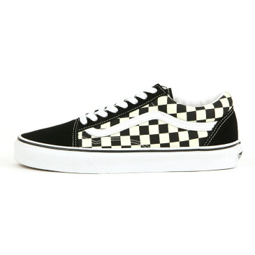 バンズ スニーカー メンズ 正規販売店 VANS オールドスクール チェッカーボード VANS OLD SKOOL (PRIMARY CHECK) BLACK/WHITE VN0A38G1P0S