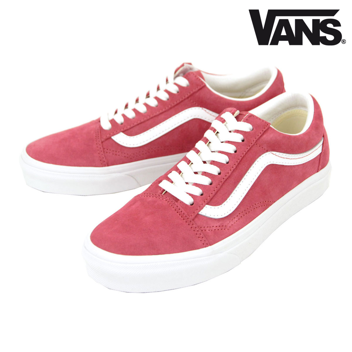 バンズ バンズ メンズ スニーカー 正規販売店 VANS オールドスクール ピッグスエード 靴 VANS OLD SKOOL PIG SUEDE HOLLY BERRY VN0007NTZLD