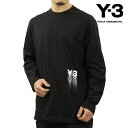 CX[ Y TVc Ki Y-3 N[lbN Rbg S GFX LS TEE IZ3122 BLACK