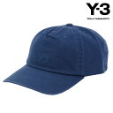ワイスリー メンズ レディース キャップ 正規品 Y-3 ロゴ コットン 帽子 Y-3 DAD CAP JW7355 MINERAL BLUE