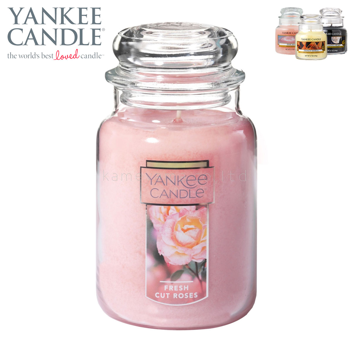 ヤンキーキャンドル YANKEE CANDLE 正規販売店 キャンドル YCジャーL フレッシュカットローズ (K0060503) 父の日 プレゼント ラッピング