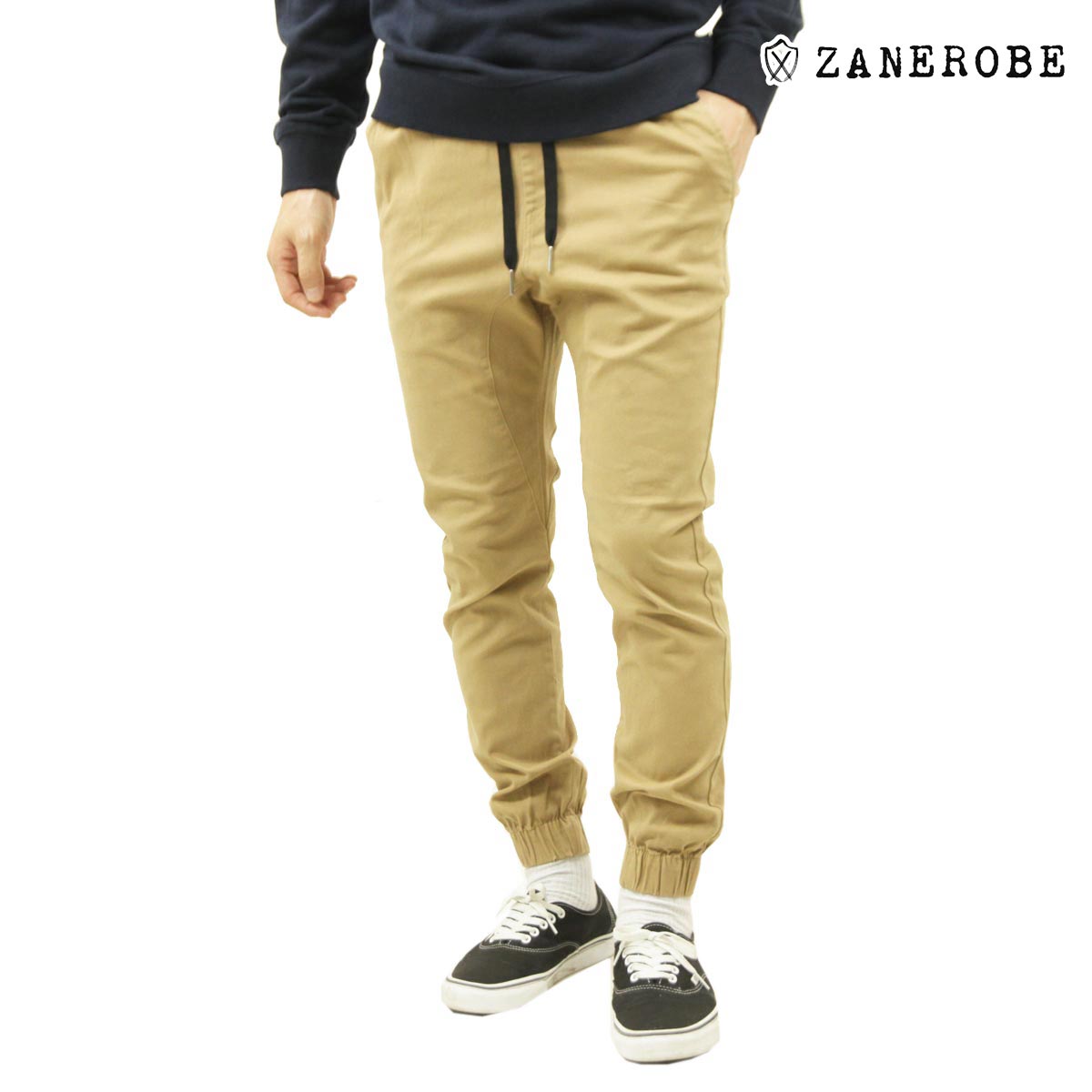 ゼンローブ ジョガーパンツ メンズ 正規販売店 ZANEROBE ボトムス シュアショット SURESHOT JOGGER PANTS 700JP-DEL DK TAN 父の日 プレゼント ラッピング