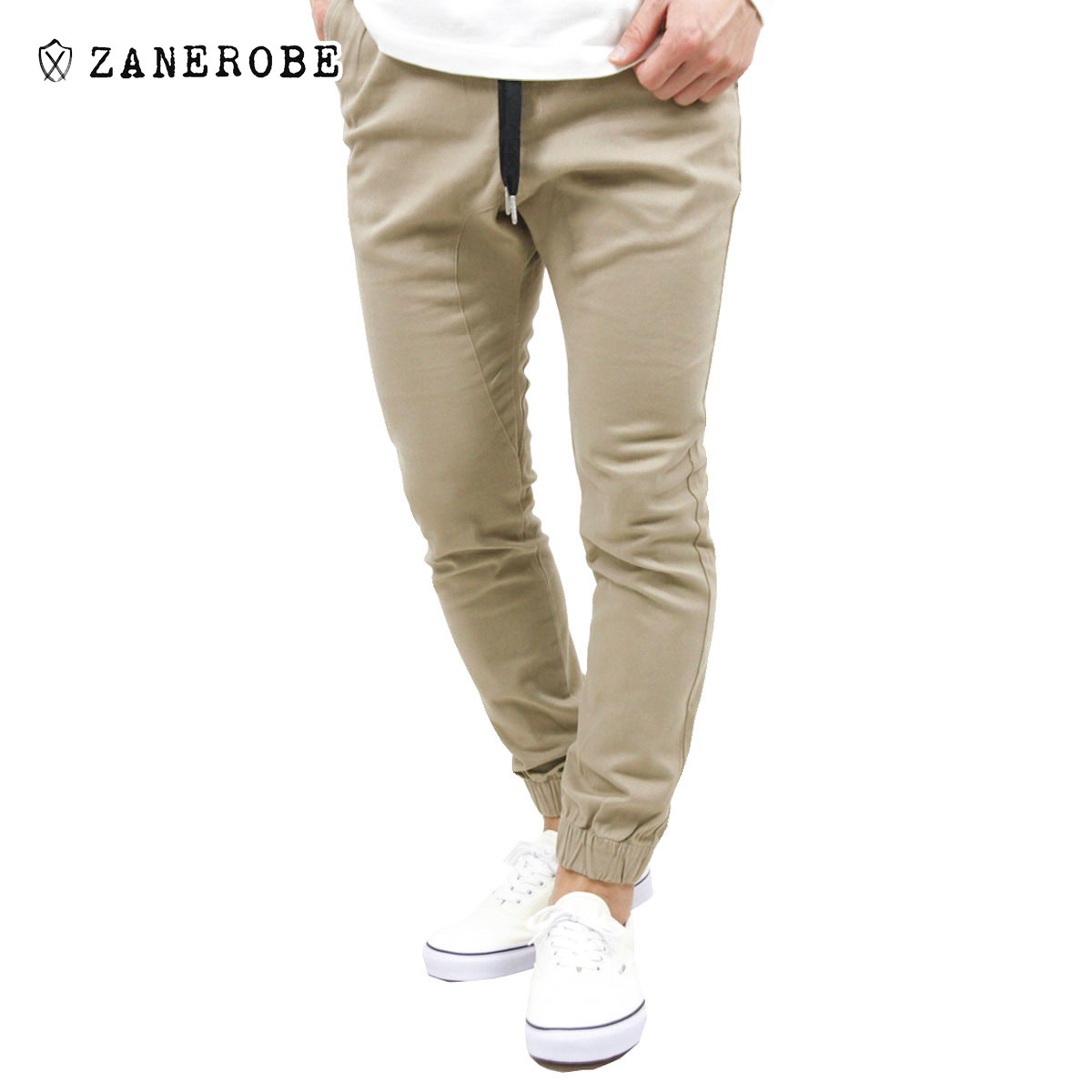 ゼンローブ ボトムス メンズ 正規販売店 ZANEROBE シュアショット ジョガーパンツ SURESHOT CHINO JOGGER PANTS 700JP-STA SANDSTONE