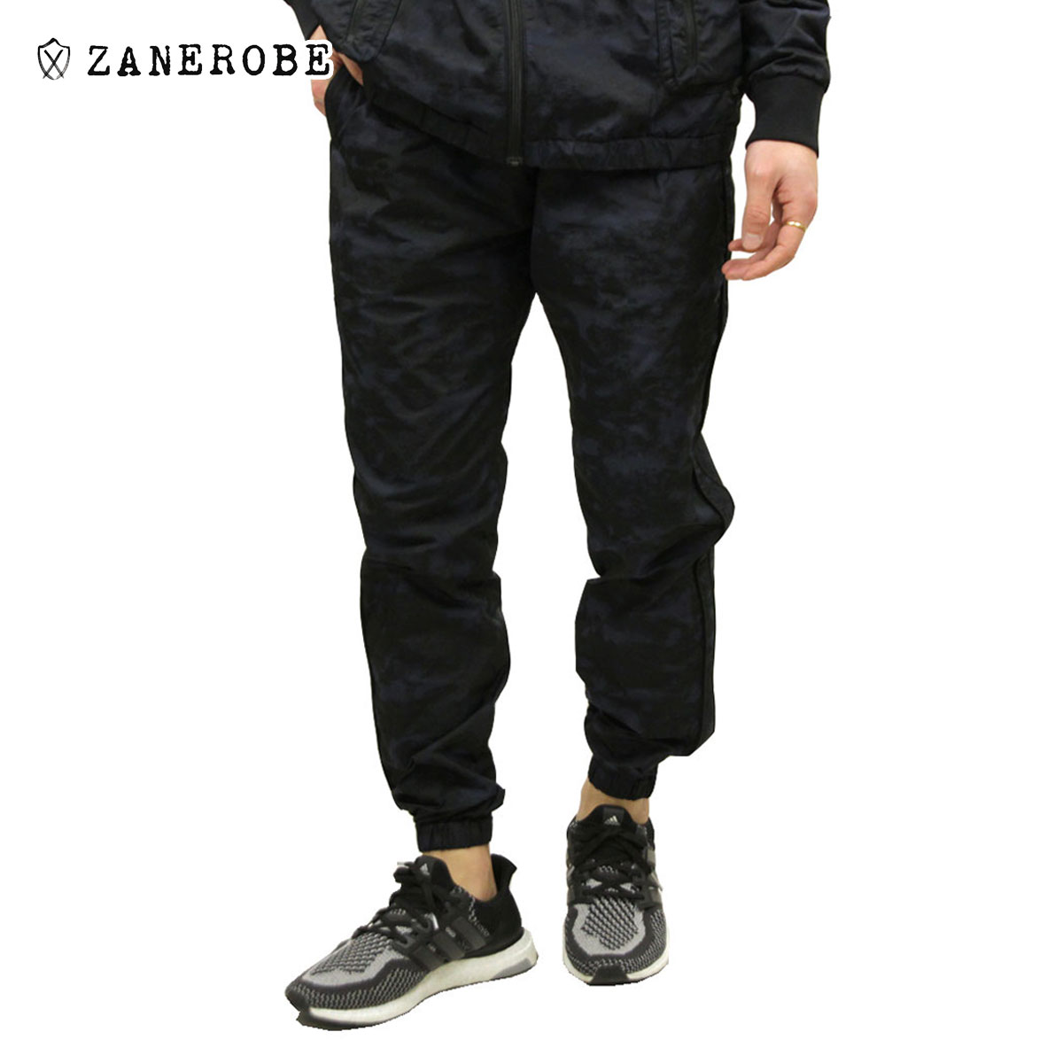 ゼンローブ ジョガーパンツ メンズ 正規販売店 ZANEROBE ナイロンパンツ ジャージパンツ ボトムス JUMPA TRACK JOGGER PANTS MIDNIGHT 704-CON 父の日 プレゼント ラッピング