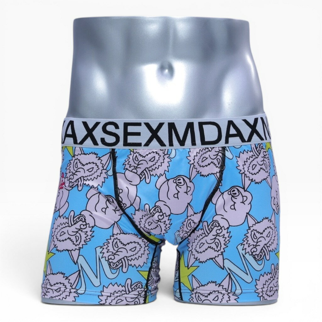　PIG & WOLF ボクサーパンツ メンズ 全3サイズ M-XL 男性 オールシーズン ポリエステル デザイン オシャレ アート プレゼント 彼氏 旦那 父の日 ギフト クーポン お買い物マラソン