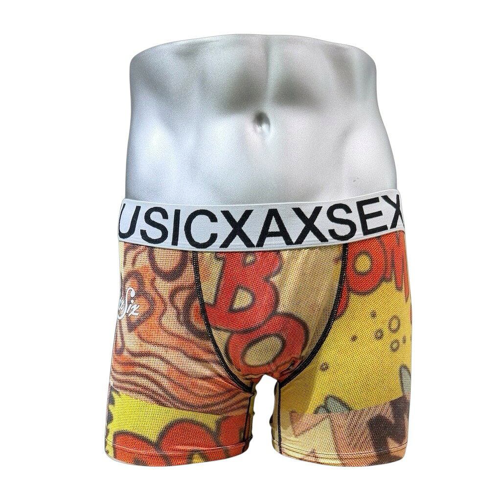 　OLD AMERICAN COMICS ボクサーパンツ メンズ 全3サイズ M-XL 男性 オールシーズン ポリエステル デザイン オシャレ アート プレゼント 彼氏 旦那 父の日 ギフト クーポン お買い物マラソン