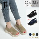 【19日まで★タイムセール⇒2,180円】スポーツサンダル 厚底 レディース メッシュ 軽量 通気性 美脚 夏 シンプル カジュアル スポサン サンダル ビーチ...