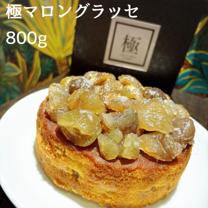 極マロングラッセ 栗 冷凍 マロングラッセケーキ 洋菓子 ホールケーキ 冷凍ケーキ プレゼント ギフト お誕生日 記念日 贈り物 贈答品 手土産 800g 1個