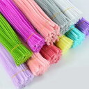 手芸モール 200本セット 混色 カラーモール モールアート モールドール クラフトモ...