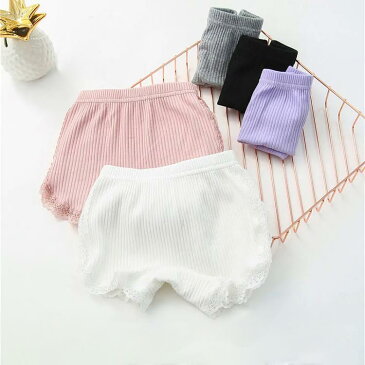 送料無料 ペチパンツ 女の子 見せパンツ インナーパンツ ペチコート ショートパンツ ショーツ コットン 子供用 キッズ スパッツ 3分丈 オーバーパンツ 下着 インナーウエア 制服用 安全ショーツ 下着