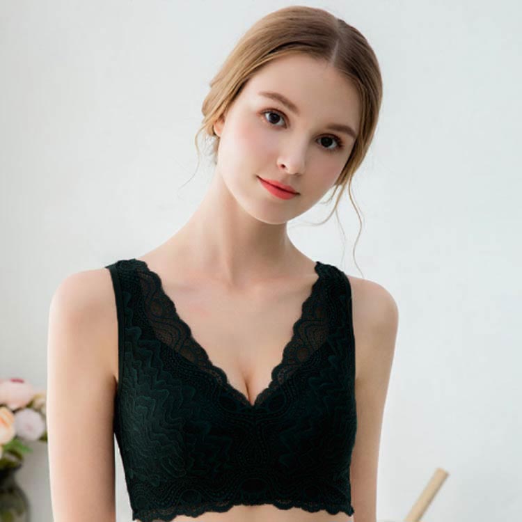 胸を小さく見せるブラ 胸が小さく見えるブラ ブラジャー ノンワイヤーブラ 補正ブラ 補正下着 着痩せ 美胸 小さく見せるブラ レディース コットン 総レース フルカップ インナー 下着 すっきり 脇高 脇肉 スリム ブラ 柔らかい 谷間UP かわいい おしゃれ 送料無料 miyabi99-10004665 MIYABI99 楽天市場店 サンプル画像3
