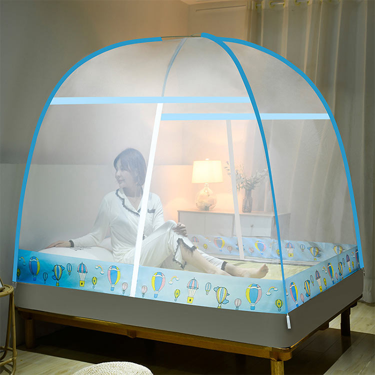 夏用必需品 360°全方位ガード 防蚊対策 ワンタッチ 蚊帳 大空間 蚊除け 自立式 ゆったり テント式 ムカデ 虫 蚊 モスキートネット 折りたたみ式 通気性いい 耐久 底付き 設営簡単 キャンプ 登山 旅行 収納便利 高密度 お洒落 1.2m 1.5m 1.8mベッド対応 収納袋なし miyabi99-10004749 MIYABI99 楽天市場店 サンプル画像2