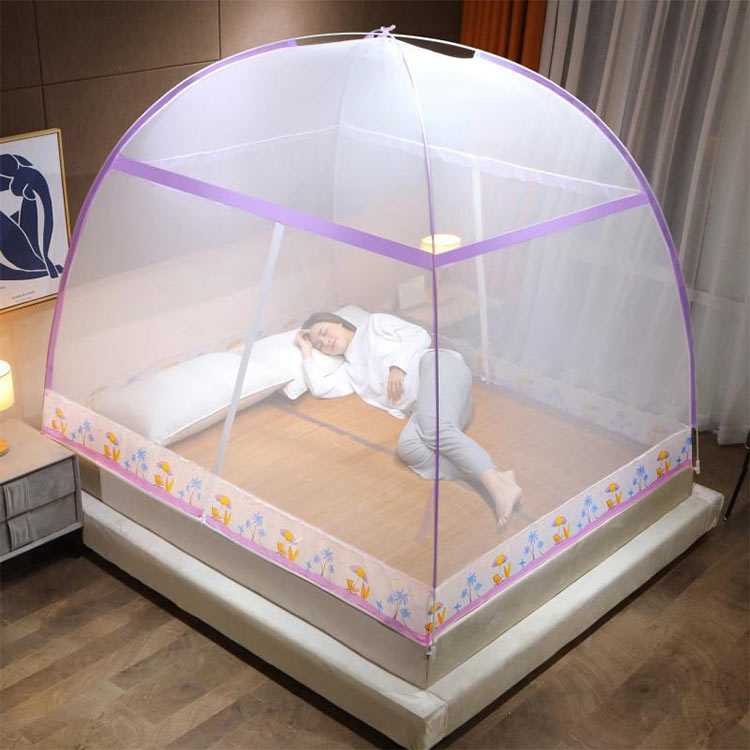 夏用必需品 360°全方位ガード 防蚊対策 ワンタッチ 蚊帳 大空間 蚊除け 自立式 ゆったり テント式 ムカデ 虫 蚊 モスキートネット 折りたたみ式 通気性いい 耐久 底付き 設営簡単 キャンプ 登山 旅行 収納便利 高密度 お洒落 1.2m 1.5m 1.8mベッド対応 収納袋なし miyabi99-10004749 MIYABI99 楽天市場店 サンプル画像3