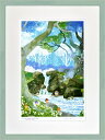【はりたつお】 「季節をつなぐ大五加葉黄蓮」 絵画 アートパネル インテリア 額装品 プレゼント 大全紙