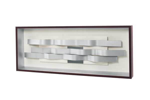 Rakuten - アートパネル・壁面アート【送料無料】InteriorDECO メタルシリーズ　IN3051　インテリアアート　モノトーン　モダンアート　現代アート　インテリア　額縁　絵画　プレゼント