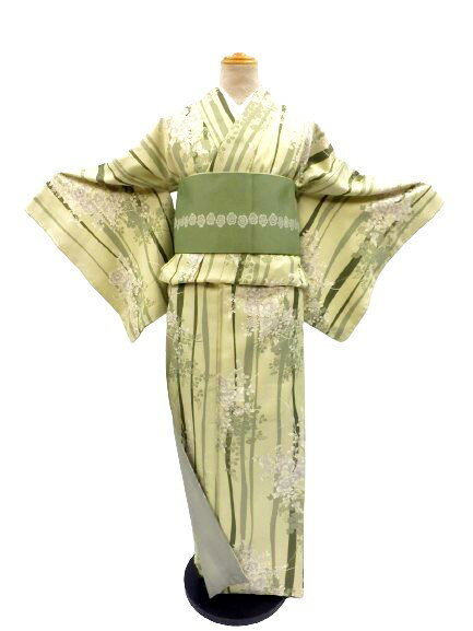 洗える着物 袷 小紋 単品 着物単品 プレタ着物 仕立て上がり レディース 洗える キモノ あわせ 古典 カジュアル お洒落着 お稽古着などに最適 袷 小紋 M...