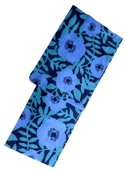 京都で一番浴衣を販売する小売屋さんお薦め【あす楽対応_近畿】仕立て上がり浴衣 浴衣 綿絽 対応身長 155cm-168cm 綿絽織 濃紺地 梅 柄No.2459