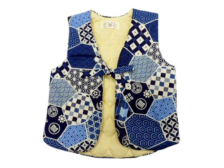 ちゃんちゃんこ 子供 日本製 キッズ 女の子 はんてん 半天 半纏 中綿 パッチワーク かわいい made in j..