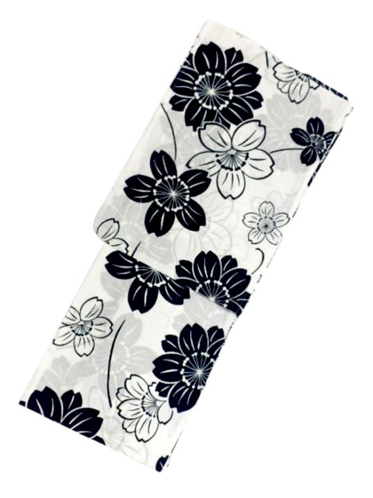 女 浴衣 レディース 大人 ゆかた 単品 フリーサイズ プレタ 仕立て上がり コーマ地 婦人 仕立て上がり品だからすぐに着れる 女物 女性用 婦人物 花火大会 夏祭り 大人物 大人用 おしゃれ お洒落 可愛い ロマン レトロ 浪漫 かわいい 白 八重桜