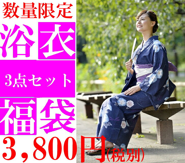 京都で一番浴衣を販売する小売屋さんお薦め【あす楽対応_近畿】浴衣福袋 福袋 仕立...