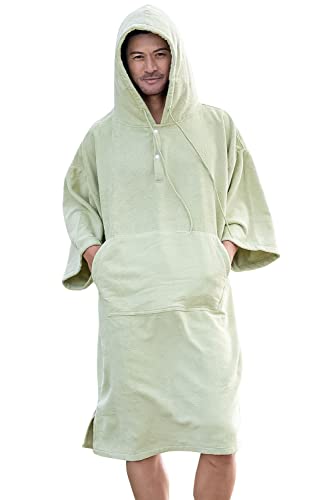 RINNE(リンネ) タオルポンチョ 着替えポンチョ サウナグッズ スポーツタオル セージグリーン