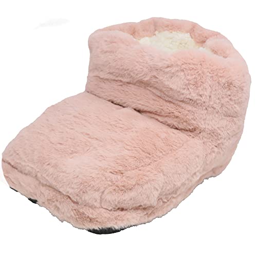 mitas フットウォーマー USB ボア ピンク クッション 足入れ 洗える USBフットウォーマー 省エネ 足元暖房グッズ 足 暖房 暖房器具 タイマー付き あったか 温度調節 足温器 ホットマット あった