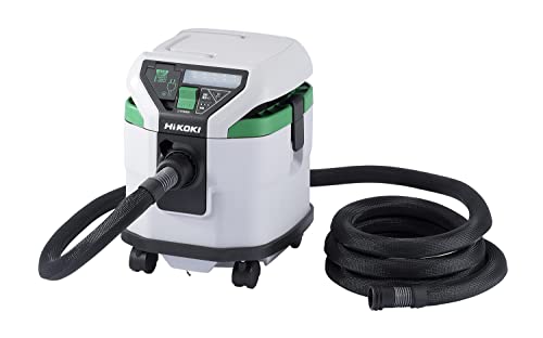 HiKOKI(ハイコーキ) 集じん機 粉じん専用 集じん容量15L 電動工具接続可 タンク形状変更 ホワイト お掃除セット付き RP150YD(L)