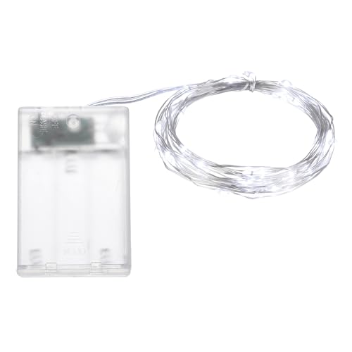 uxcell LED�ե����꡼�饤�����Ӽ�30 LED 10�ե����ȥۥ磻�ȥ饤�ȥߥ��ɿ�Ƽ���ԥ��ԥ��Х륯�饤��DIY�ۡ��०���ǥ��󥰥�...