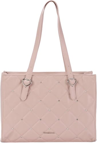 [アルトローズ] ピンク トートバッグ レディース トート 大容量 大きめ 2way ハンドバッグ 肩掛けバッ..