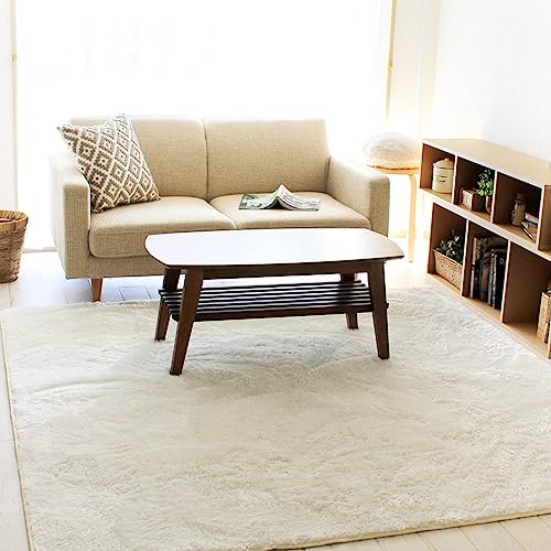 シャギーラグLatte ラッテ ボリュームタイプ マイクロファイバーラグ 洗える 滑り止め 防音カーペット 厚手 オールシーズン 北欧 おしゃれ 女子部屋 ラグマット 絨毯 ホットカーペット 130×18