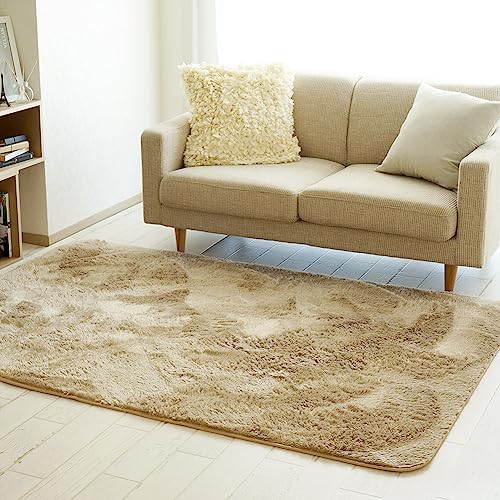 シャギーラグLatte ラッテ ボリュームタイプ マイクロファイバーラグ 洗える 滑り止め 防音カーペット 厚手 オールシーズン 北欧 おしゃれ 女子部屋 ラグマット 絨毯 ホットカーペット 130×18