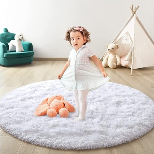 カーペットラグ カーペット円形北欧ラグマット滑り止め付 洗えるラグ ホットカーペッ 抗菌 防臭 フランネルラグ ふわっと手触り優しいフラン1年中使えるタイプ 夏 冷房対応(153cm, 無地 ア