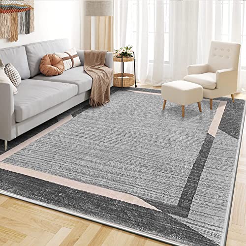 Calore カーペット ラグ ラグマット 北欧 幾何学模様 絨毯 カシミヤのような質感 ウィルトン織り 滑り止め付 抗菌 防臭 防ダニ しっかり 丈夫 ライン柄 オールシーズン 床暖房 ホットカーペッ