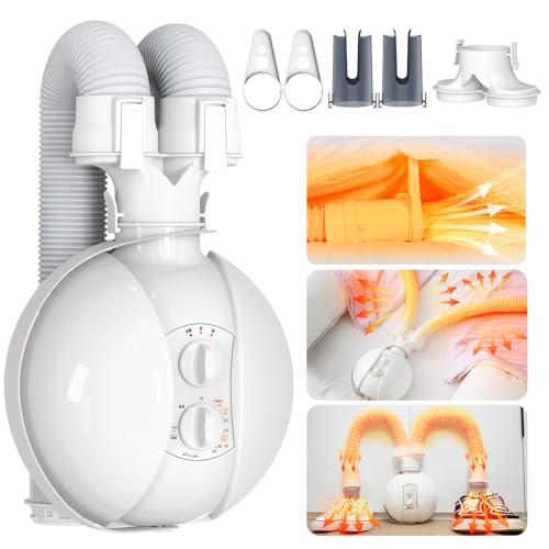 ONRIU 布団乾燥機【2025強化版 ダニ退治】ふとん乾燥機 布団2組・靴2組対応 速乾速暖 温風機能 マット不要 衣類乾燥 靴乾燥 タイマー付き 除湿 消臭 あたため 梅雨/寒さ/湿気対策 静音設計 軽