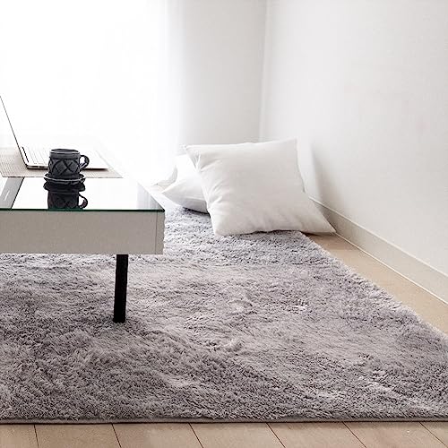 シャギーラグLatte ラッテ ボリュームタイプ マイクロファイバーラグ 洗える 滑り止め 防音カーペット 厚手 オールシーズン 北欧 おしゃれ 女子部屋 ラグマット 絨毯 ホットカーペット 130×18