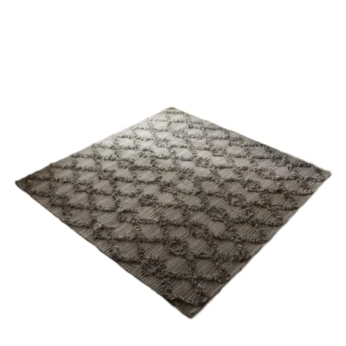 グラムスタイル ラグ ラグマット カーペット ゲリー2 ウール 北欧 モロッカン オシャレ 190x190cm 2畳 グレー