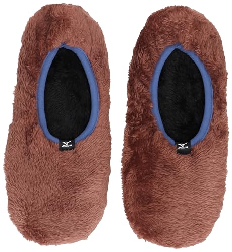 [ミズノ] ルームシューズ ボア スリッパ あったか 防寒 軽量 洗える 滑り止め ユニ 538960 レンガ 25.0..