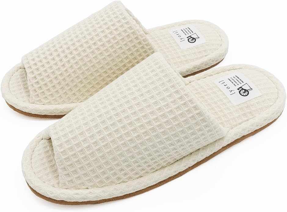 [エンプティオ] ワッフル ルームシューズ 洗える 歩きやすい 外縫い 可愛い 北欧 カワイイ レディース ..